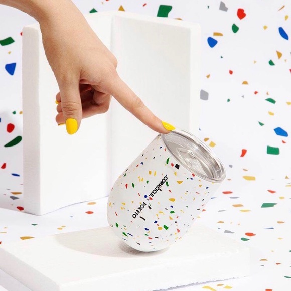 Corkcicle Other - Corkcicle Poketo Stemless in White Terrazzo - NWT